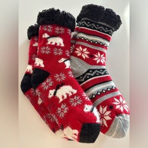 Muk Luks 2 Pack Women’s Cozy Cabin Socks NWOT